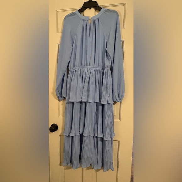 NWT PrettyGarden large powder blue tiered Dress - Picture 2 of 4